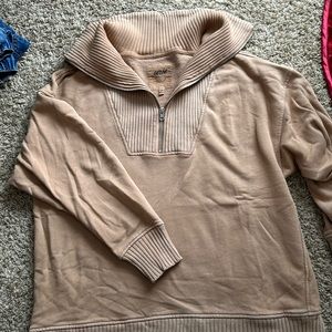 Aerie quarter zip sweatshirt